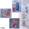 Étagère de douche de salle de bain d’angle télescopique 4 étagères cintres réglable en hauteur 165 320 cm photo 3