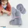 Introducing Snippy: The Delightful Plush Elephant That Sings, Plays, and Waves!  Elevate your store&#039;s toy collection with Snippy, the adorable plush image 1