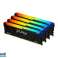 Kingston DDR4 32GB  4x8GB  3600MT/s CL17 RGB Black XMPKF436C17BB2AK4/32 Bild 1