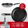 Mama Rossi Aluminium Frying Pan with Cool-Touch Handle – 28cm – anthracite image 1