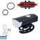 EB595 Bicycle Lights Front Rear USB Bicycle Light image 1