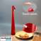 45 cm rote Eleganz tragbare Tischlampe, wiederaufladbare LED-Schreibtischlampe, drahtlose Schreibtischlampe, Touch-Lampe für das Schlafzimmer Nachttisch Bild 2