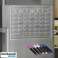 Calendrier frigo magnétique transparent, hebdomadaire ou mensuel, 6 feutres liquides + chiffon et éponge, restez organisé, 40 x 30 cm - Calendary photo 3