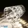 Lampe de table LED en cristal, 3 niveaux de lumière, créer une oasis magique, décoration de table, créer une touche d’élégance, fonctionnement tactile, 26 x 12 cm - Cristal photo 2