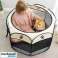 Tente pliable pour animaux de compagnie, matériaux durables et respirants, offre un environnement confortable, montage rapide, 74 x 45 cm - Pettent photo 2