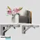 Support triangulaire pliant pour étagères murales Charge maximale 60kg Installation facile Angle réglable à 90° 2 pièces avec vis 30x13cm - Pliable photo 2