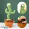Magischer interaktiver Kaktus mit LED-Beleuchtung, singt und tanzt und wiederholt Geräusche aus der Umgebung, wunderbare Unterhaltung – Cactus Bild 3