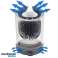 Brosse de toilette distributrice avec support, brosse de nettoyage de toilette, distributeur de détergent intégré, poignée ergonomique, antibactérienne, 43 x 10 cm - Toiletbrushy photo 4