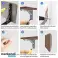 Support triangulaire pliant pour étagères murales Charge maximale 60kg Installation facile Angle réglable à 90° 2 pièces avec vis 30x13cm - Pliable photo 5