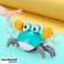 Jouet musical interactif en forme de crabe pour les enfants et les tout-petits, rampant et lumineux, jouet amusant et interactif, développe les compétences des enfants - Craby photo 4