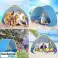Poptent - Tenda de praia portátil para bebés- Tenda de bebé pop-up, Abrigo solar para bebés de viagem, Dossel de praia dobrável para bebés foto 5