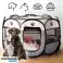 Tente pliable pour animaux de compagnie, matériaux durables et respirants, offre un environnement confortable, montage rapide, 74 x 45 cm - Pettent photo 1