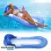 Opblaasbare draagbare watermatras voor zee, meer, zwembad, perfect accessoire, comfortabel liggend op het water, 200 kg maximale belasting, 160x90cm - Floaty foto 1