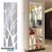 Stickers muraux miroir décoratifs Superbe chambre salle de bain miroir effet arbre thème imperméable 21 pièces constructible 100x28cm - Treewally photo 1