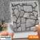 Stickers muraux autocollants 3D aspect brique, papiers peints imperméables, faciles à installer et à retirer, 10 pièces, 30x30cm - Wallsticker photo 1