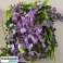 Lierre de soie suspendu fleur vigne, fleurs artificielles, aspect réaliste, décoration végétale, décorez votre maison, 5 fleurs roses, longueur 170cm - Flowervines photo 5