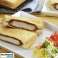 Machine à sandwich et à omelette portable polyvalente, moule à pâtisserie double face, mini grille-pain portable, antiadhésif, poignée de 30 cm de long, 14 x 11 cm - Hotoasty photo 6