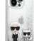 coque iPhone 14 Pro Back Karl Lagerfeld hoesje - - Zilver foto 3