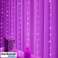 Rideau lumineux multicolore avec télécommande, créez une atmosphère festive, 15 crochets de suspension, avec 300 lumières LED, 3 x 3 m - Colorlights photo 2
