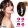 Extensions de cheveux à franges, extensions de cheveux professionnelles, extensions de cheveux, fermement attachées aux cheveux, frange de 13 cm de long - Hairbangs photo 6