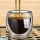 2 Tasses à café 80ML CLASSIC en verre borosilicate - double paroi - fait main - différentes tailles (80 ML CLASSIC) photo 4