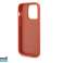Uzminiet iPhone 15 Pro Aizmugurējais vāciņš Perforēts 4G korpuss - mirdzošs - Oranžs attēls 6