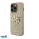 Guess iPhone 15 Pro Max Rückseite Perforierte 4G Hülle - glitter - Gold Bild 1