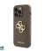 Guess iPhone 15 Pro Max Back cover Geperforeerd 4G hoesje - glitter - Taupe foto 1