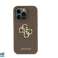Guess iPhone 15 Pro Max Back cover Geperforeerd 4G hoesje - glitter - Taupe foto 3