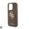 Guess iPhone 15 Pro Max Back cover Geperforeerd 4G hoesje - glitter - Taupe foto 5