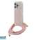 Gjett iPhone 15 Pro bakdeksel Crossbody ledningsveske - 4G-utskrift - Rose J-TOO bilde 1