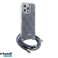 Gjett iPhone 15 Pro bakdeksel Crossbody ledningsveske - 4G-utskrift - Blå J-TOO bilde 2