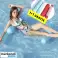 Swimming mattres 1+1- Inflatable pool float, Floating lounge chair, Water hammock image 2