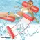 Swimming mattres 1+1- Inflatable pool float, Floating lounge chair, Water hammock image 5