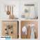 Self-adhesive hanger with 6 hooks (2 pieces) HEXHOOK image 3