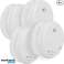 Mumbi RMF150 Wireless Smoke Detector: 4-Pack x Wireless Smoke Detector / Fire Detector tested according to DIN EN 14604 - linkable networkable connectable image 2
