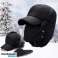 Double bonnet d’hiver bonnet, bonnet en tricot, calotte photo 2