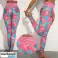 Leggings rose - leggings Floral, leggings roses, leggings à motifs de fleurs photo 4