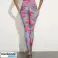Leggings rose - leggings Floral, leggings roses, leggings à motifs de fleurs photo 1