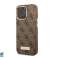 Guess Hard Back Case for iPhone 14 Pro - 4G - Gold Camera &amp; Buttons - Magsafe Compatible - J-TOO Brown image 1
