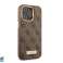 Guess Hard Back Case for iPhone 14 Pro - 4G - Gold Camera & Buttons - Magsafe Compatible - Brown J-TOO image 3