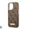 Guess Hard Back Case for iPhone 14 Pro - 4G - Gold Camera &amp; Buttons - Magsafe Compatible - J-TOO Brown image 4