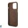 Guess Hard Back Case for iPhone 14 Pro - 4G - Gold Camera & Buttons - Magsafe Compatible - Brown J-TOO image 5