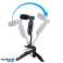 Grundig ED 38135: Kit de Vlogging Selfie Studio 3 em 1 com microfone de iluminação e tripé foto 3