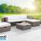 NEW! Garden & Leisure 9 pcs. Lounge set with table and cushions, A-WARE image 3