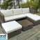 NEW! Garden & Leisure 9 pcs. Lounge set with table and cushions, A-WARE image 4
