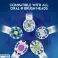 Oral-b Trizone Toothbrush Heads Pack Of 4 Replacement Refills For Electric image 2