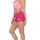 Badshorts för kvinnor Strandshorts Casual Shorts Badkläder i rosa bild 2