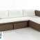 NEW! Garden & Leisure 9 pcs. Lounge set with table and cushions, A-WARE image 1