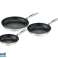 Tefal Duetto 3 pcs set 20/24/28cm frying pans stainless steel G732S3 image 1